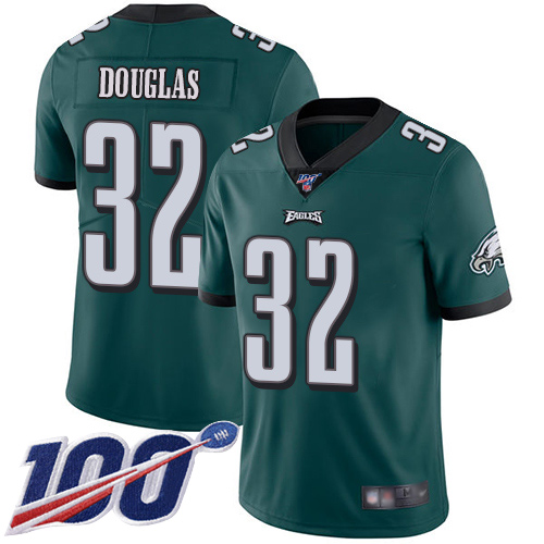Men Philadelphia Eagles #32 Rasul Douglas Midnight Green Team Color Vapor Untouchable NFL Jersey Limited 100th->nfl t-shirts->Sports Accessory